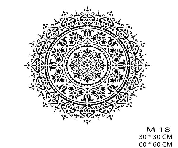 TEMPLATE LM18 Mandala